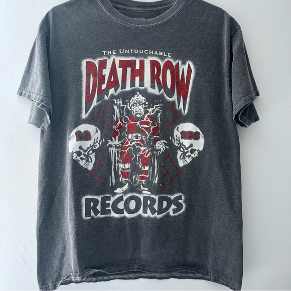 RARE Men’s Deathrow Records T-Shirt - Picture 1 of 3